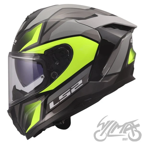 Kask LS2 FF817 Challenger II Viper Grey h-v y. — rozmiar M — ujęcie 2