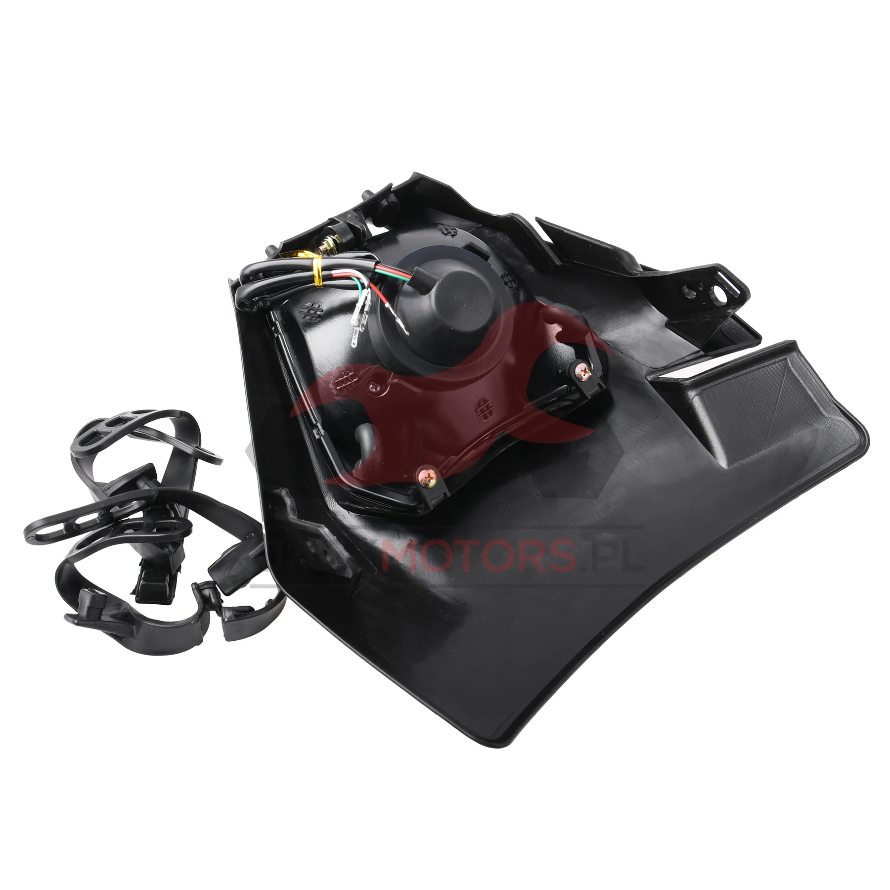 Owiewka uniwersalna Racing Force enduro LED V2 czarna — ujęcie 2