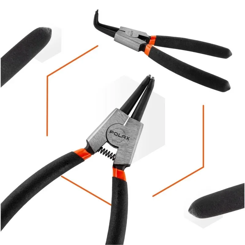 Szczypce segera 150mm zewnętrzne wygięte Polax — ujęcie 6