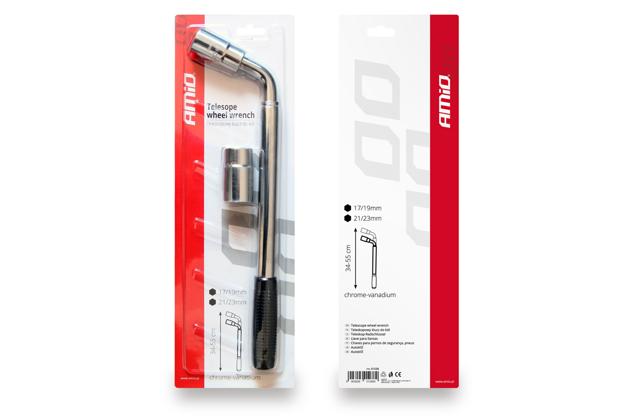 Klucz do kół teleskopowy TWW 17 mm 19 mm 21 mm 23 mm — ujęcie 8