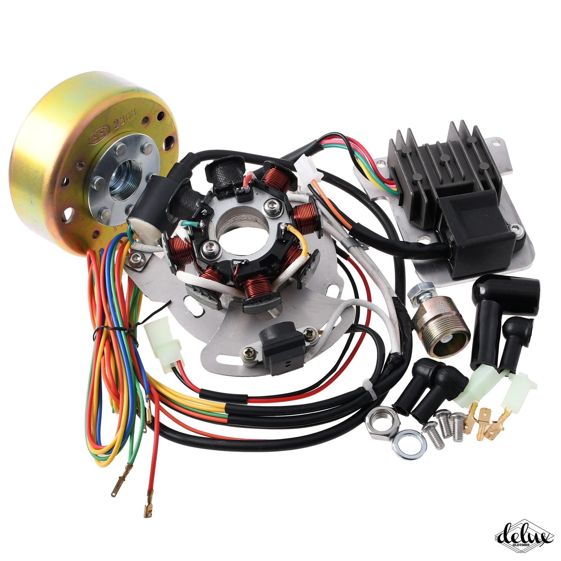 Zapłon bezstykowy CDI 12 V WSK / WFM 125 "głęboki zapłon" kpl. delux — ujęcie 2