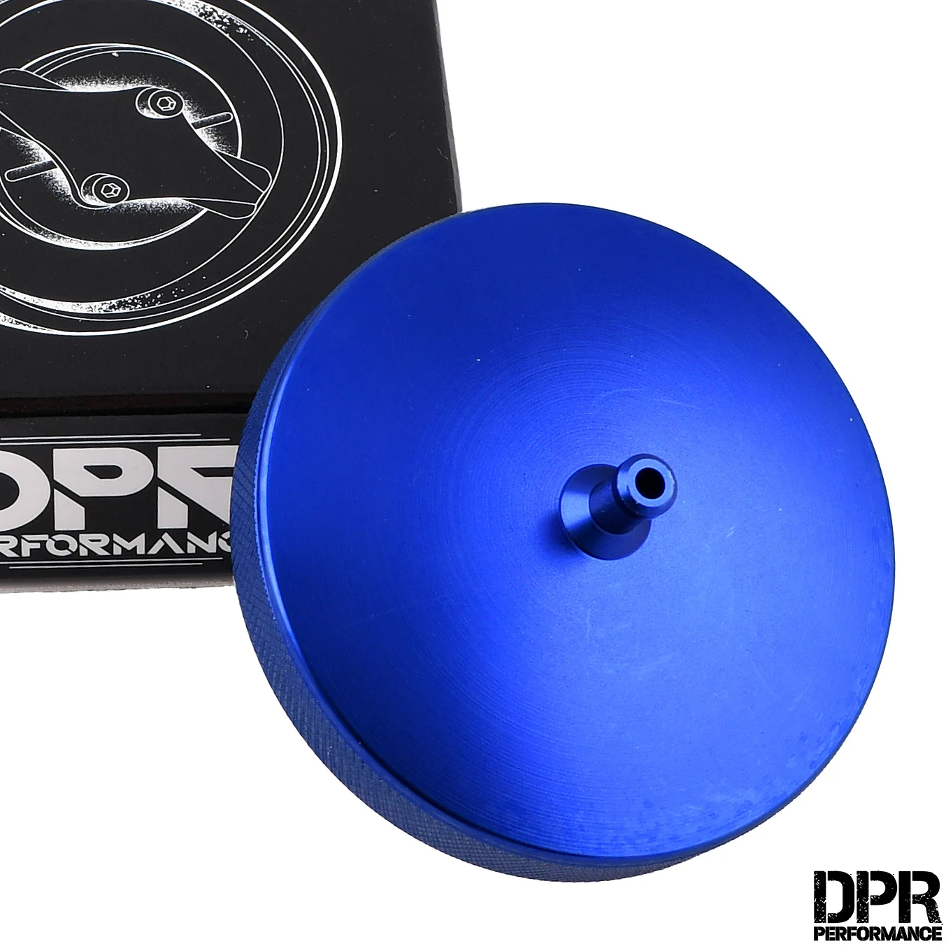 Korek zbiornika paliwa Simson aluminium CNC V2 niebieski DPR Performance — ujęcie 1