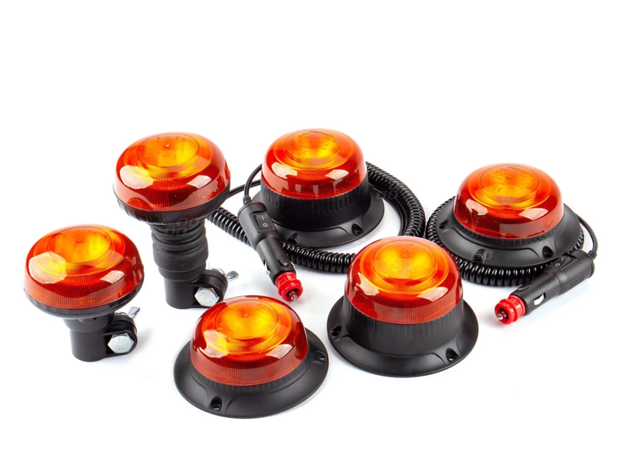 Lampa ostrzegawcza R65 R10 18LED 12/24V IP56 na śruby — ujęcie 2