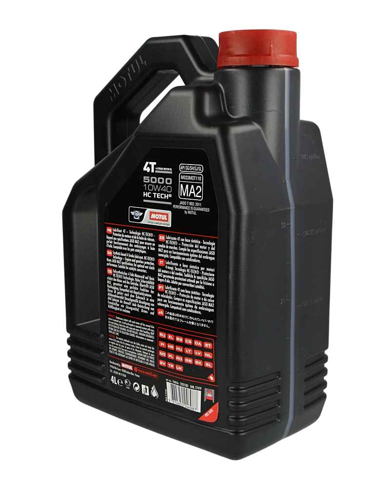 Olej 10W40 MOTUL 5000 4T 4 l MOTUL 104056 — ujęcie 17