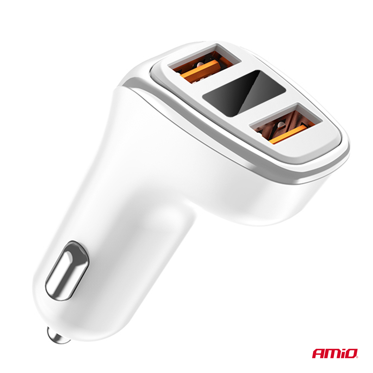 Ładowarka samochodowa 2x USB-A + woltomierz 3.1A — ujęcie 3