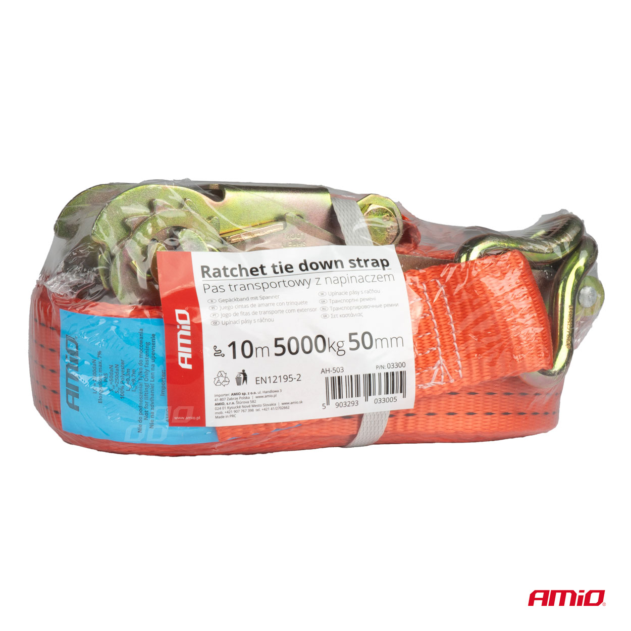 Pas transportowy z napinaczem 5000 kg 50 mm 10m — ujęcie 6