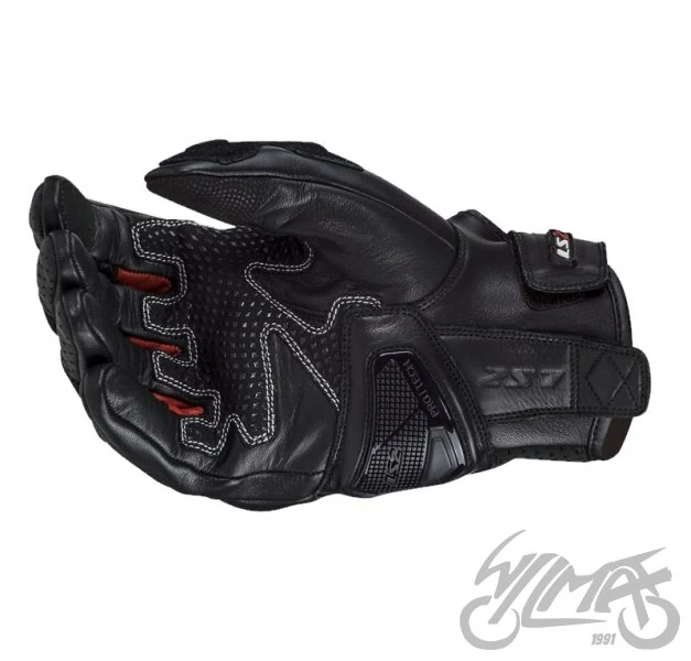 Rękawice motocyklowe LS2 Spark 2 męskie — czarny / czerwony — rozmiar L — ujęcie 2