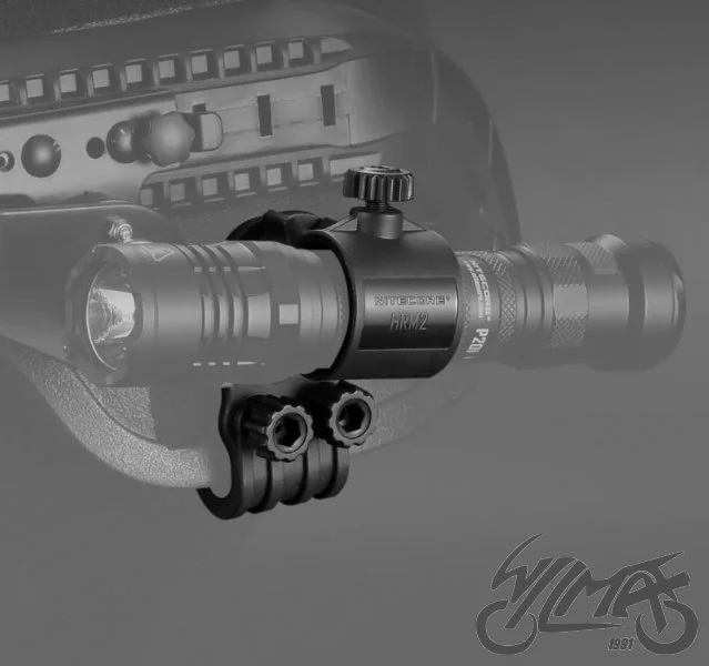 Uchwyt na kask do latarek 1" Nitecore HRM2 — ujęcie 2