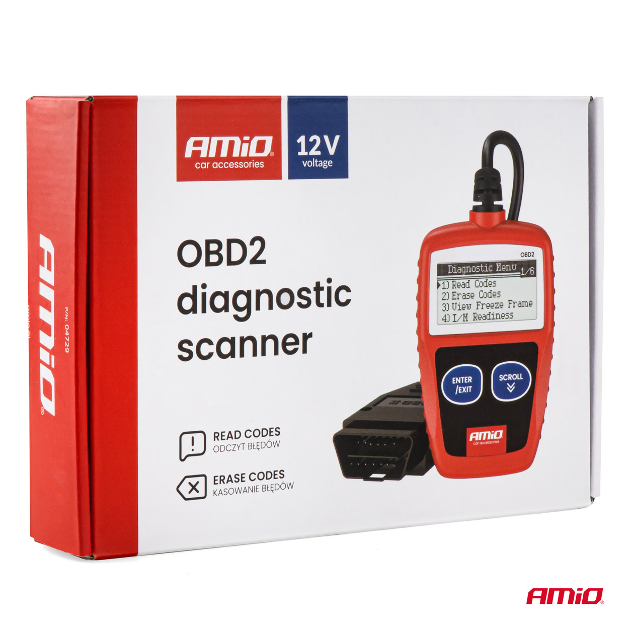 Skaner tester interfejs diagnostyczny AMiO OBD2 — ujęcie 5