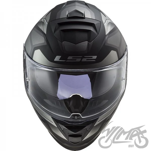 Kask LS2 FF800 Storm II Faster M. Titanium — rozmiar S — ujęcie 3