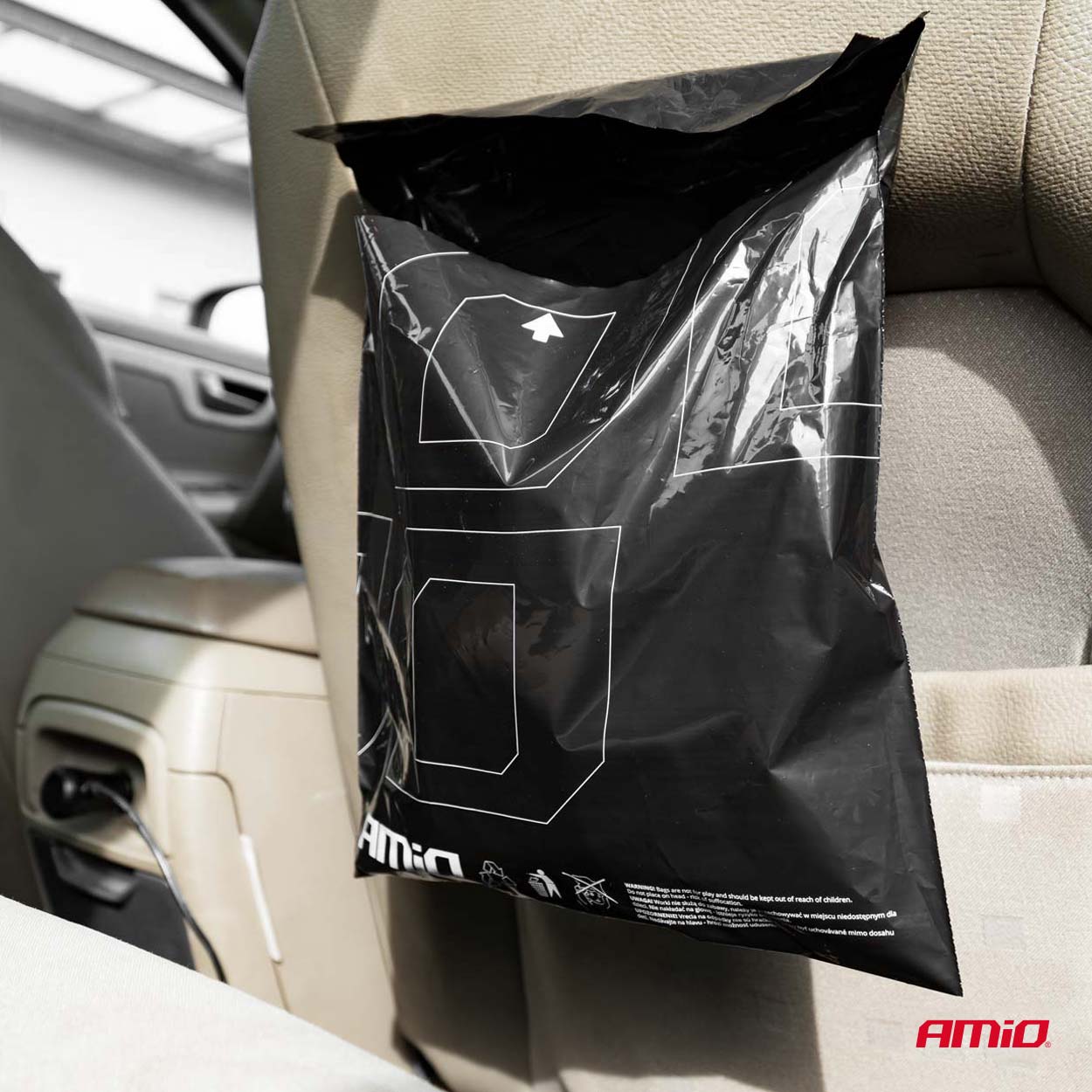 Jednorazowe worki na śmieci do samochodu 25 szt. — ujęcie 2