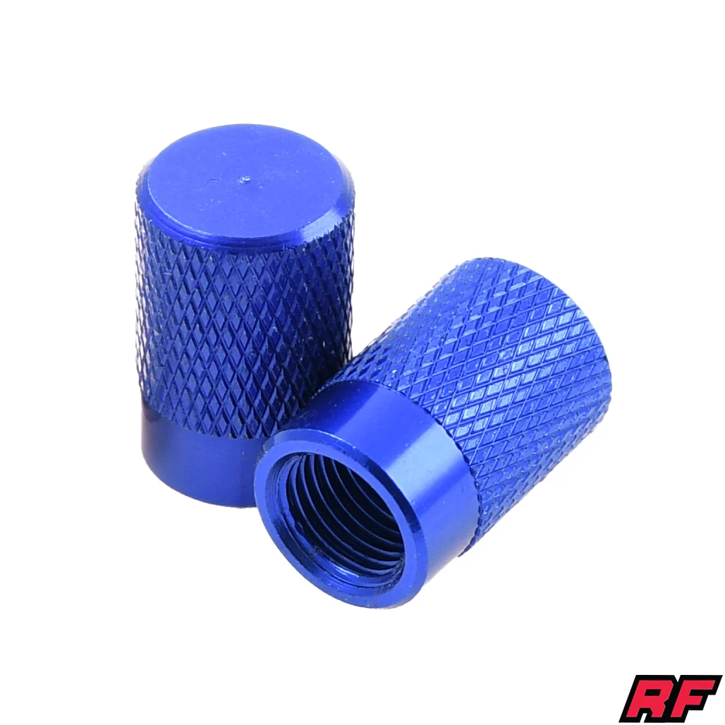 Nakrętka wentyla Racing Force roller niebieska 2szt — ujęcie 1