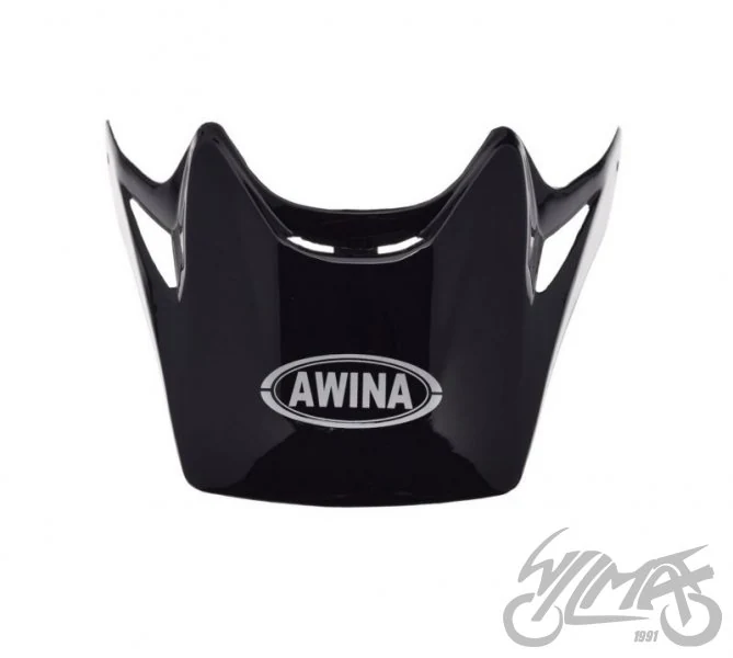 Daszek kasku enduro czarny AJ032 — ujęcie 2