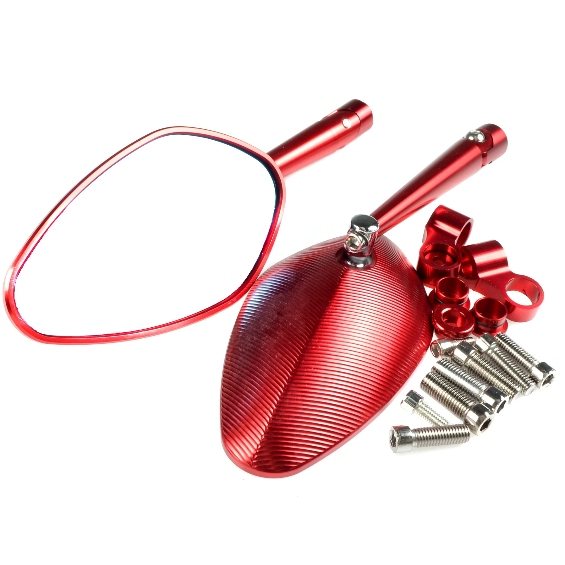 Lusterko czerwone V5 aluminium Replika kpl.