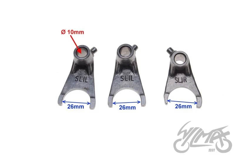Wodzik zmiany biegów — komplet 3 szt do Suzuki GN125 — ujęcie 2