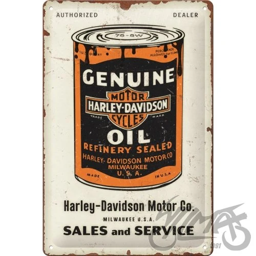 Tablica plakat 20 × 30 Harley-Davidson genui 22407