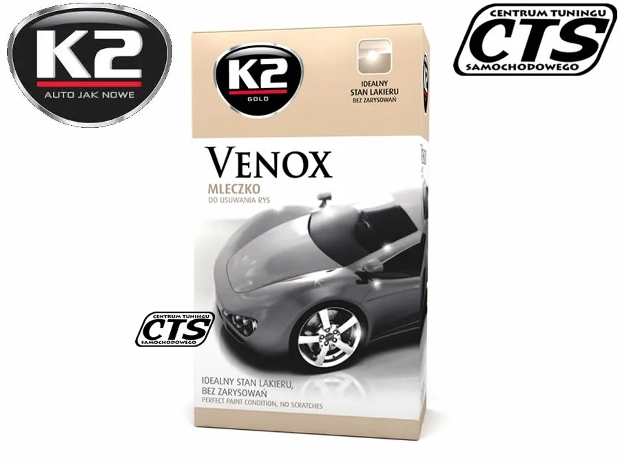 K2 VENOX mleczko do usuwania rys z gąbką — ujęcie 2
