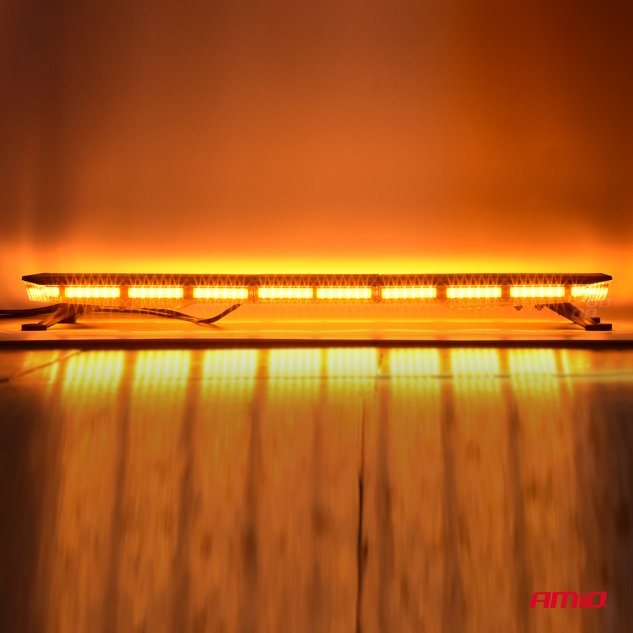 Belka ostrzegawcza LED 51 funkcji 117 cm homologacja R65 R10 12-24V — ujęcie 9