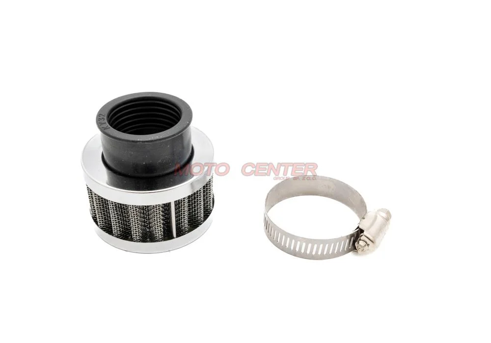 Filtr powietrza stożkowy 32 mm niski chrom — ujęcie 2