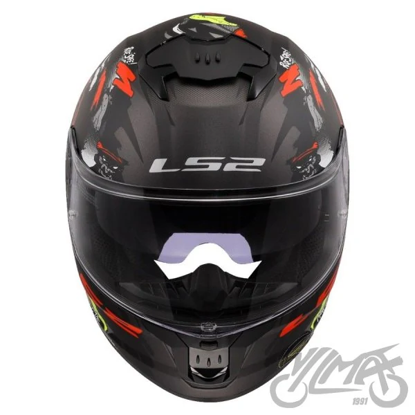 Kask LS2 FF808 Stream II Angry Monkey B.Red — rozmiar S — ujęcie 3