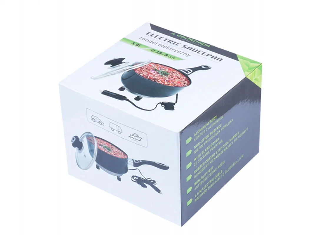 Rondel elektryczny 180 mm 12V 150W z pokrywką — ujęcie 2