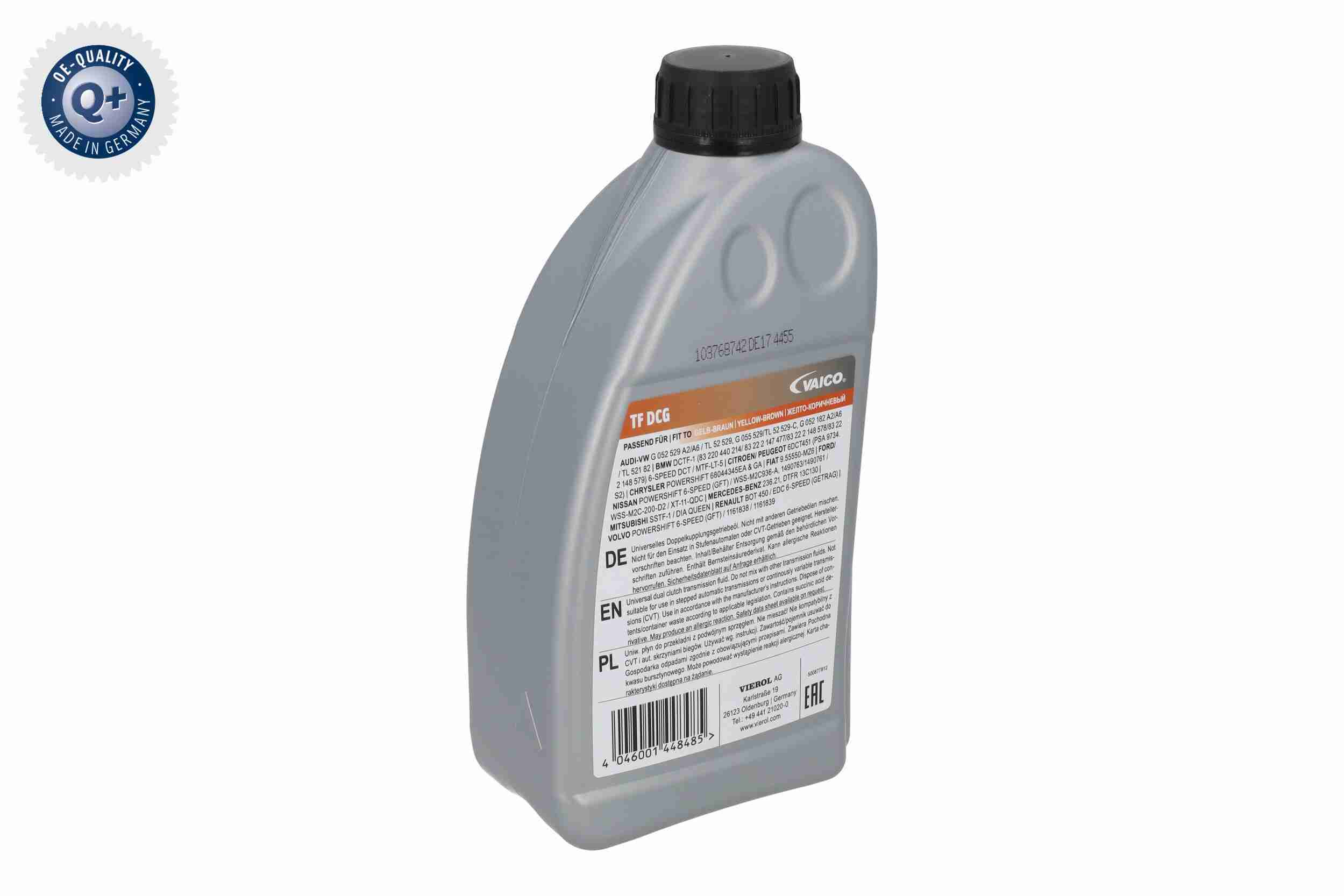 Olej VIEROL ATF do automatycznych skrzyń biegów DCT/DSG Fluid 1 l — ujęcie 9