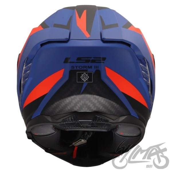 Kask LS2 FF818 Storm III Dynamo Blue Red — rozmiar XXS — ujęcie 4