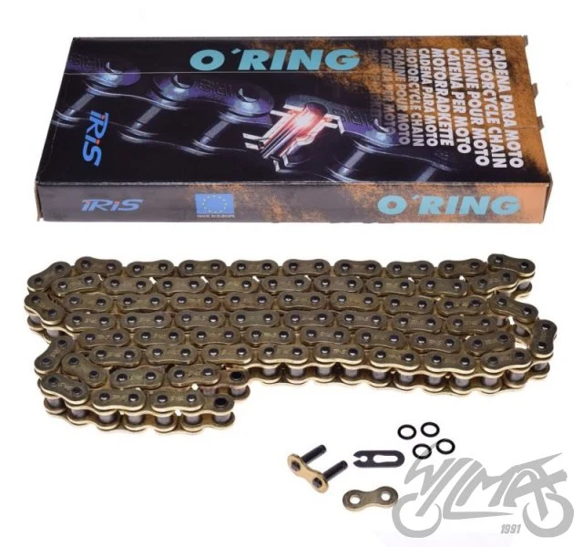 Łańcuch napędowy IRIS 428 O-RING — 124 ogniw, złoty — ujęcie 1