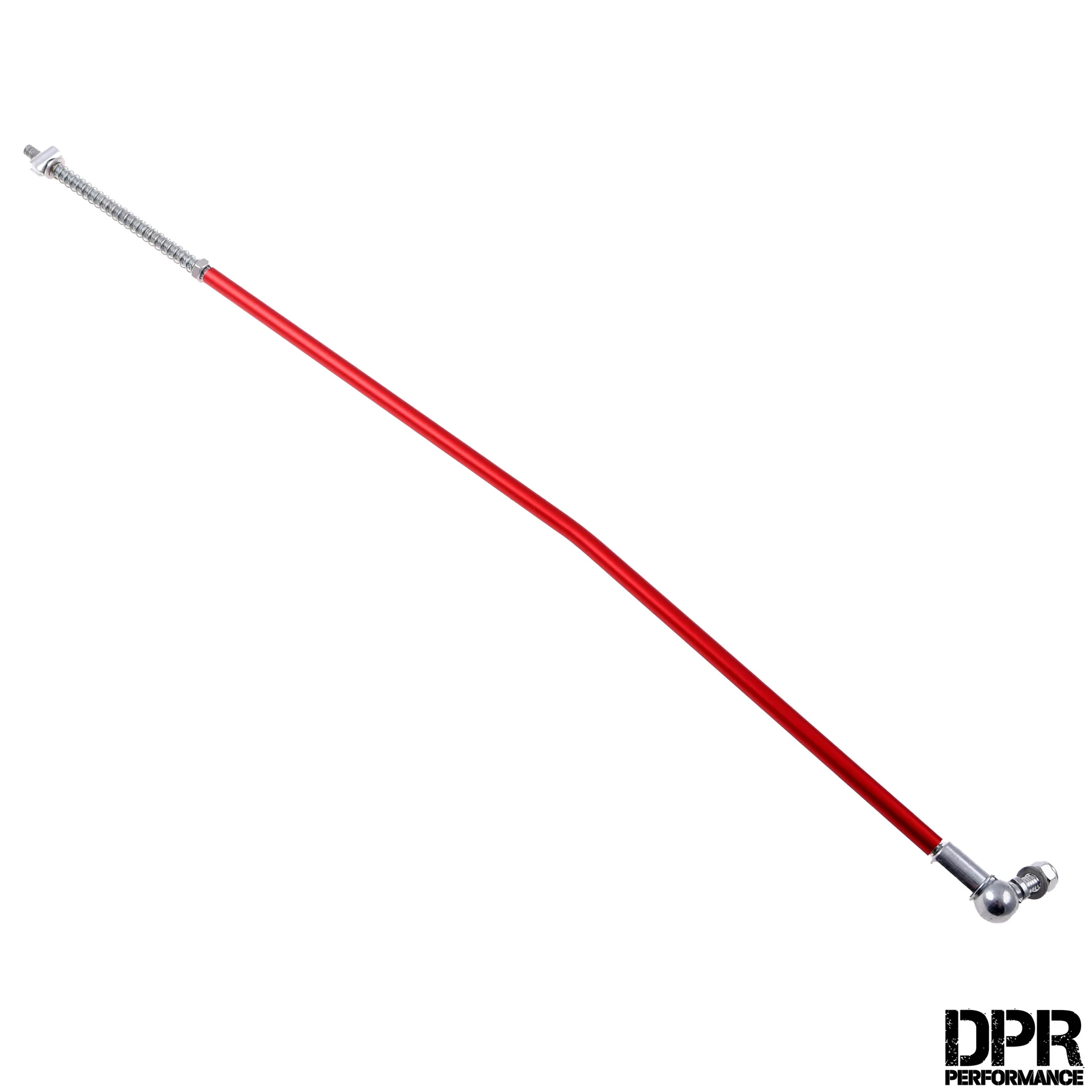 Pręt cięgno hamulca tył Simson 485 mm czerwony CNC racing DPR Performance — ujęcie 1