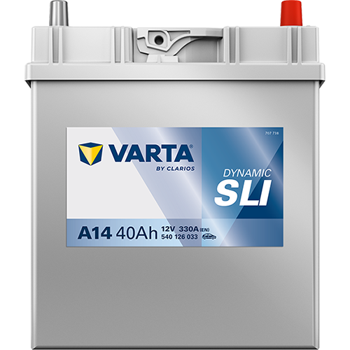 Akumulator 40 Ah 330A 187×127×227/P+ Varta 540126033K262 — ujęcie 3