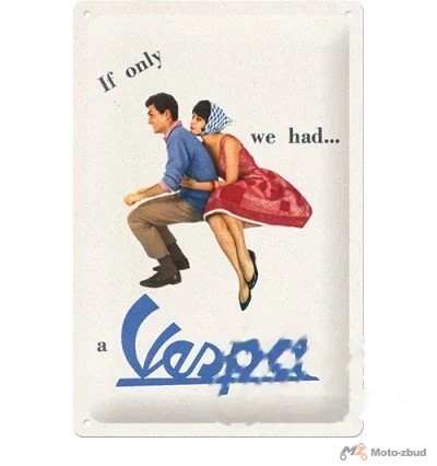 Tablica plakat 20X30 Vespa 62294
