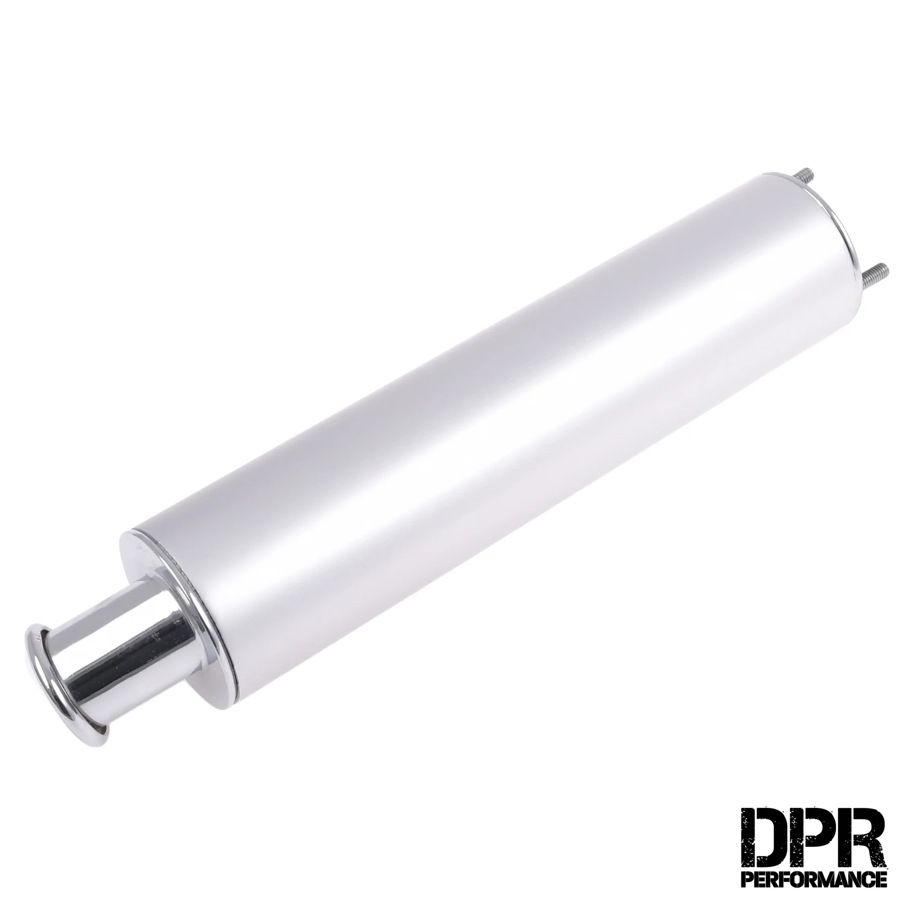Końcówka wydechu srebrna EVO DPR Performance uniwersalna — ujęcie 2