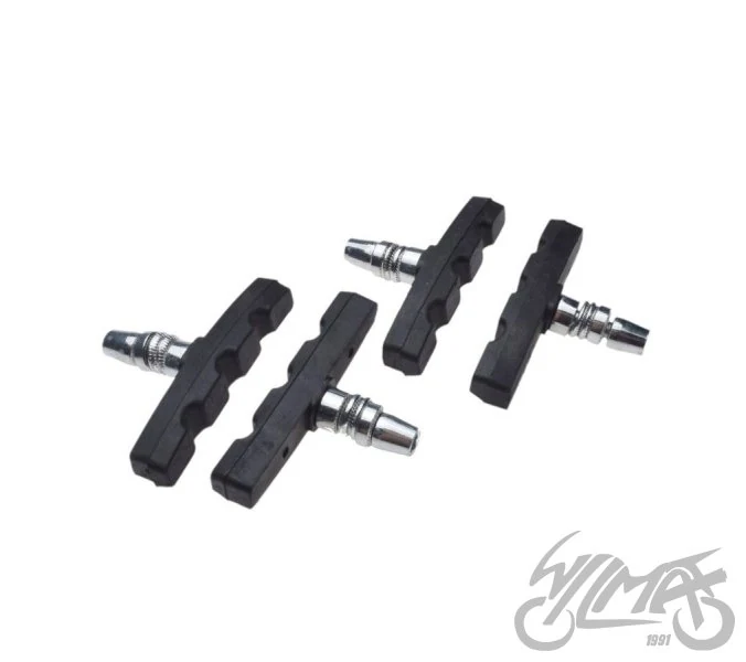 Klocki hamulca rowerowe v-brake z gwintem 4 szt. — ujęcie 1