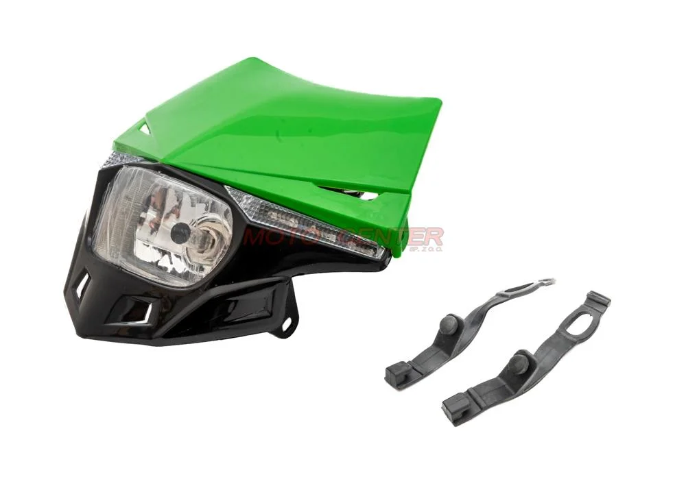 Lampa przód Cross 125 cm³ + zielona owiewka — ujęcie 3