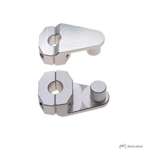 Podwyższenie kierownicy 22,2 / 22 mm o 60 mm, srebrne — AW5139S — ujęcie 2