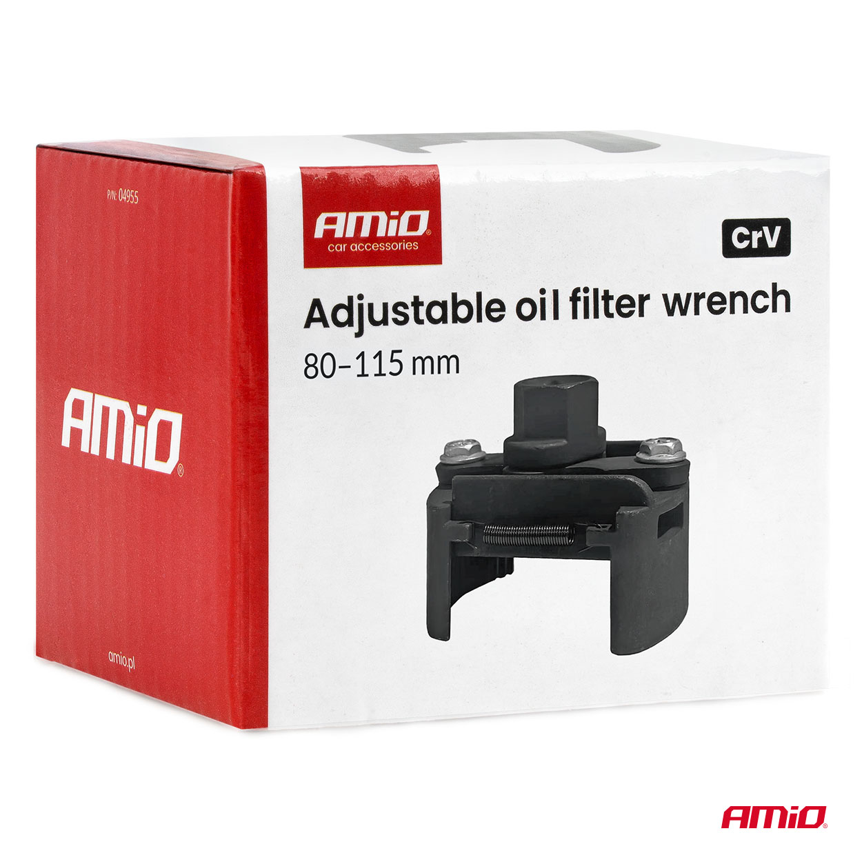 Klucz do filtra oleju nastawny 80–115 mm CrV — ujęcie 5