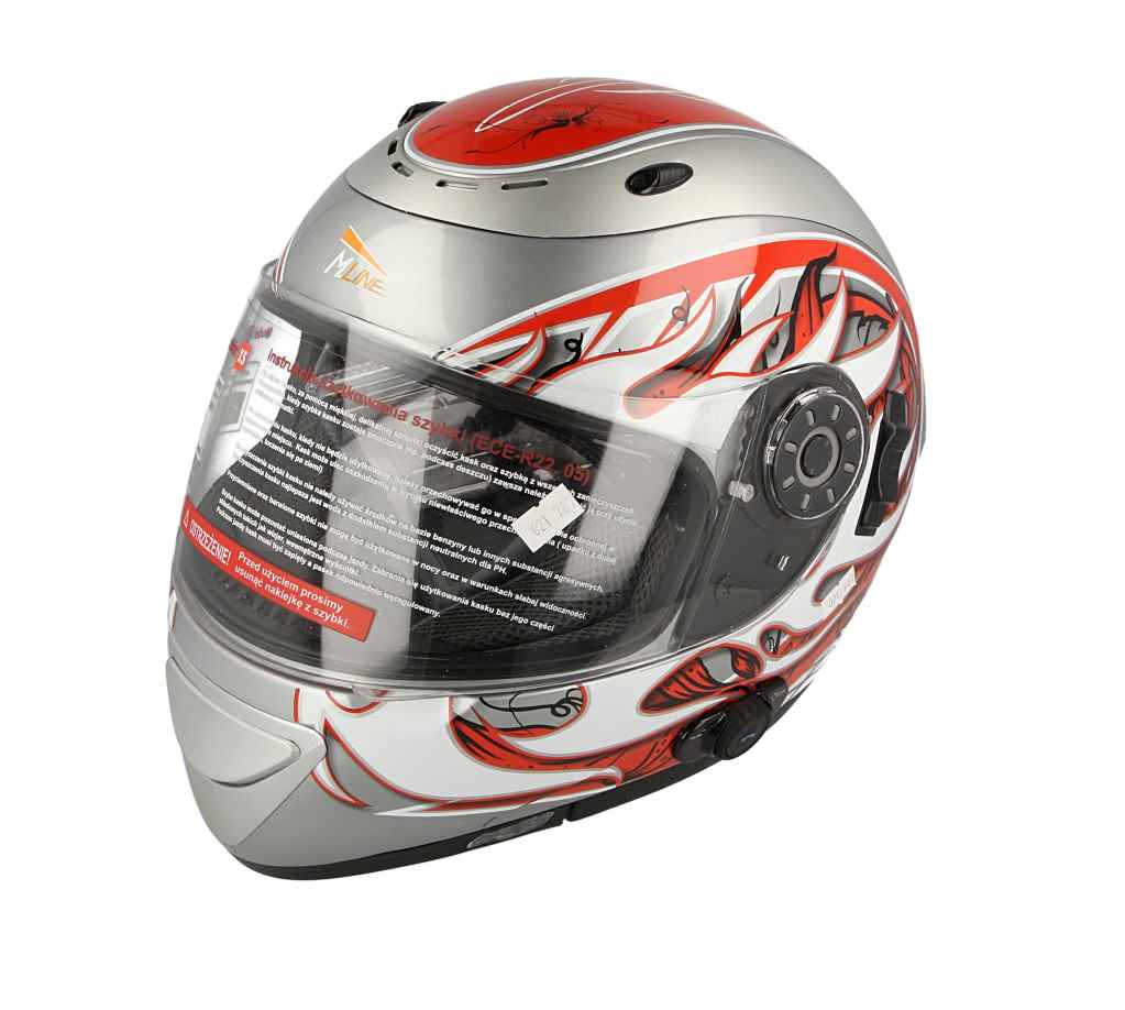Kask motocyklowy VCAN V170B Grey CH-R – XS — ujęcie 4