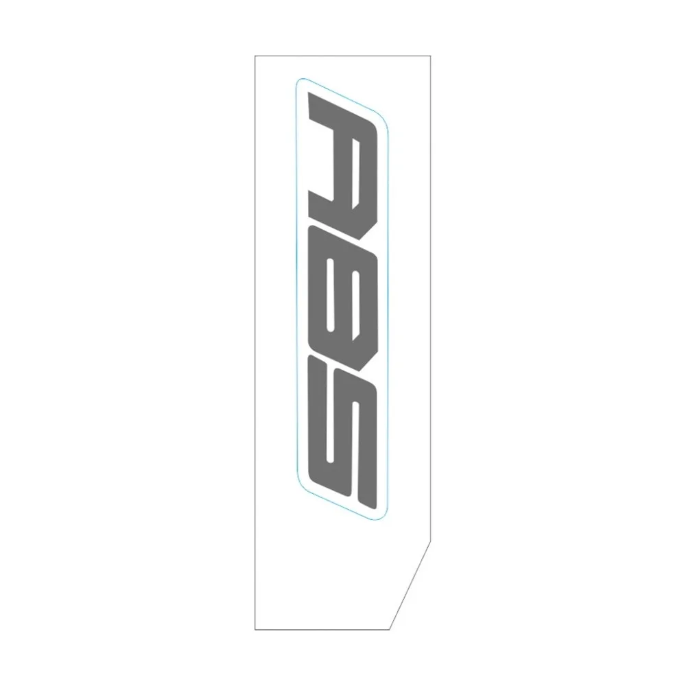 Naklejka "ABS" na błotnik przód szara prawa (nr kat.1210312-101000) (Zontes ZT 125-G1)