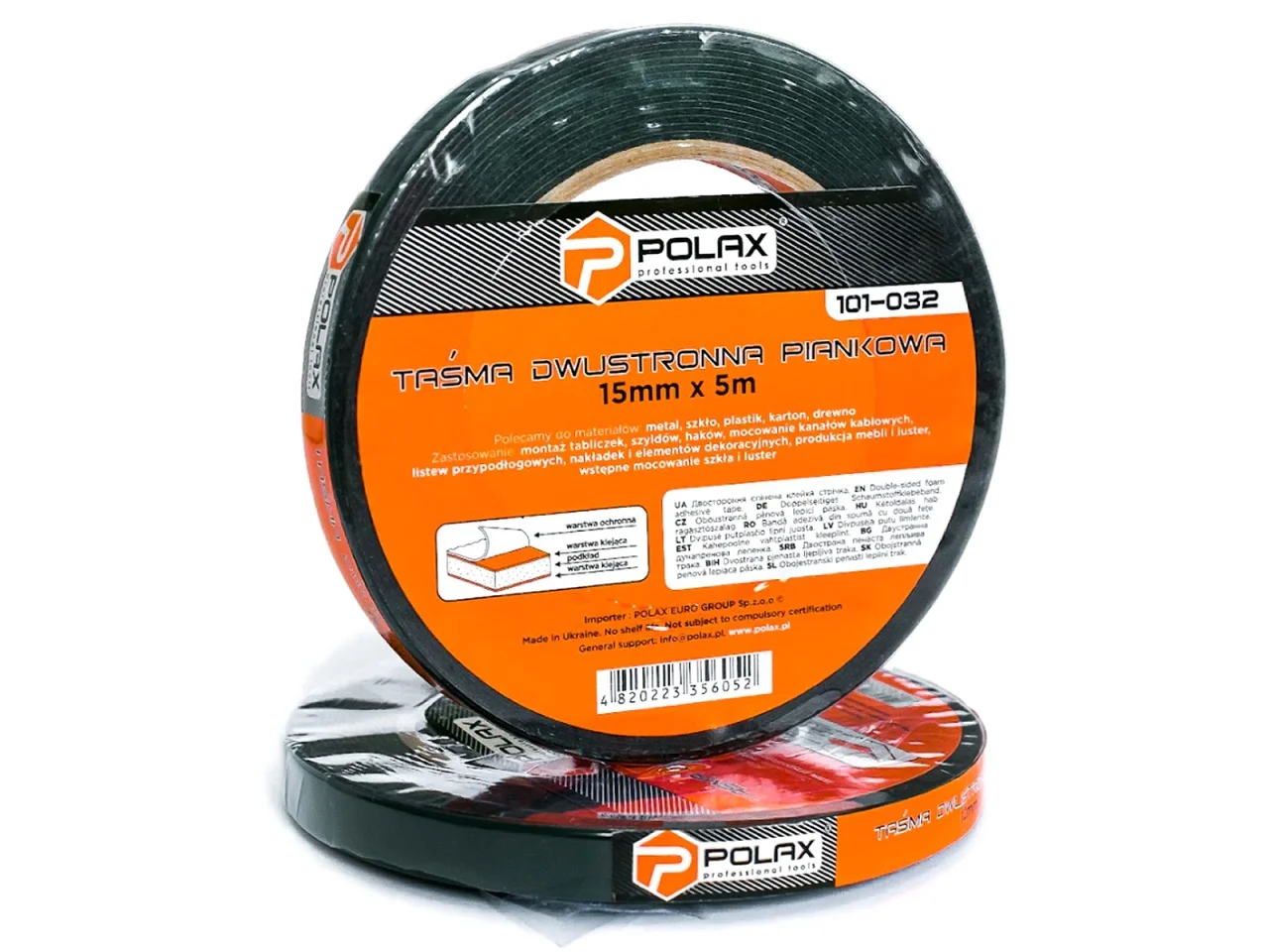 Taśma dwustronna piankowa 12mm 5m — ujęcie 4