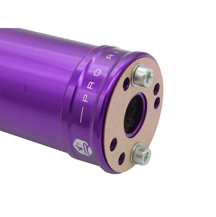 Końcówka wydechu KRM Pro Ride aluminium fioletowa 50-70 cm³ — ujęcie 3