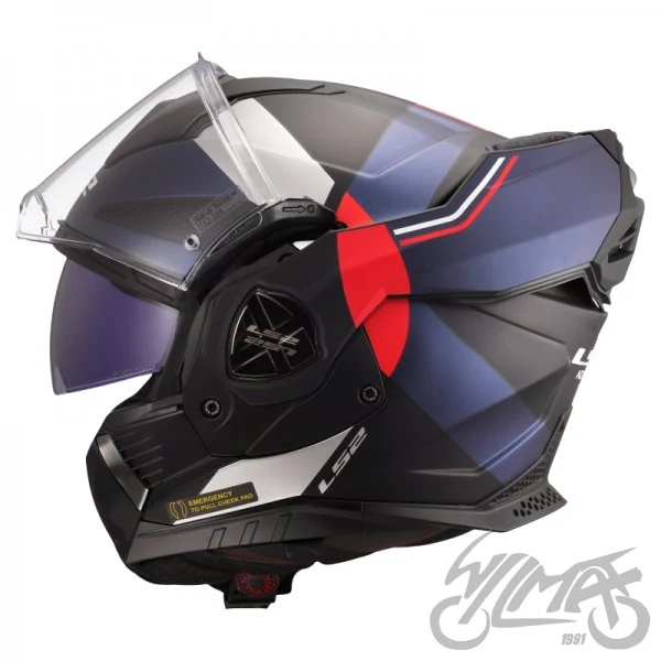 Kask LS2 FF901 Advant X Ultra Matt Blue Red — rozmiar L — ujęcie 3