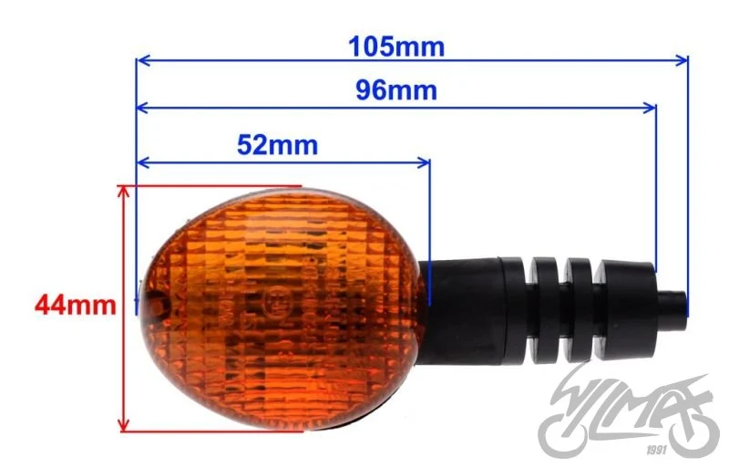 Kierunkowskaz do Yamahy WR250 / DT125 / XT 660 X, 12 V 10 W — AL15119P — ujęcie 2