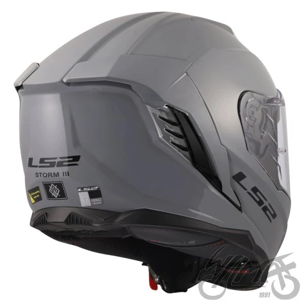 Kask LS2 FF818 Storm III Solid nardo Grey — rozmiar M — ujęcie 4