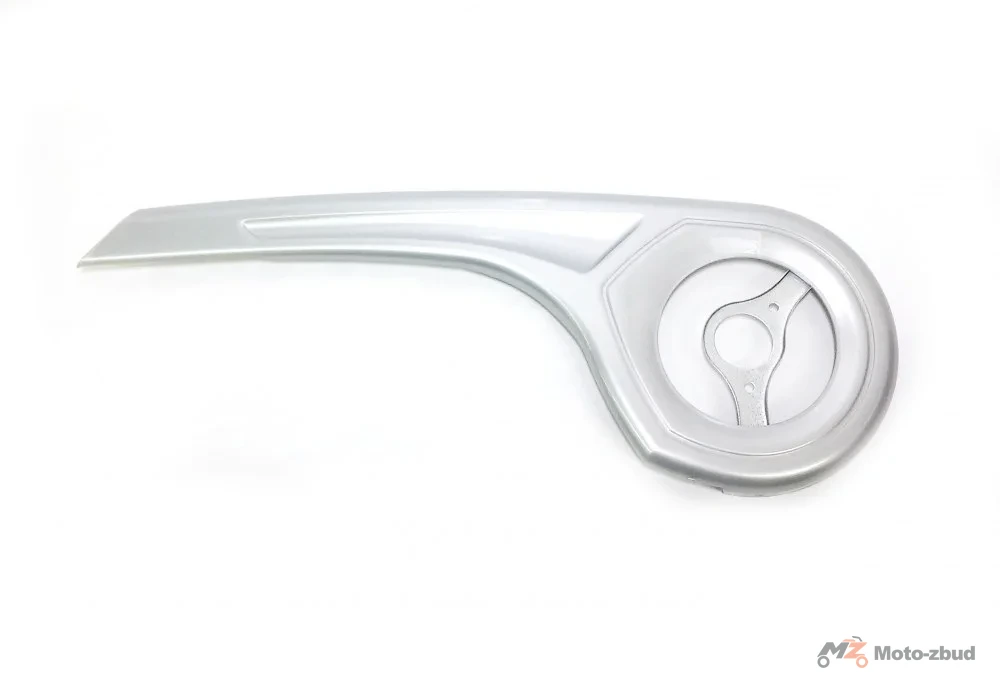 Osłona łańcucha laura Z38 550 mm srebrna z uchwytami