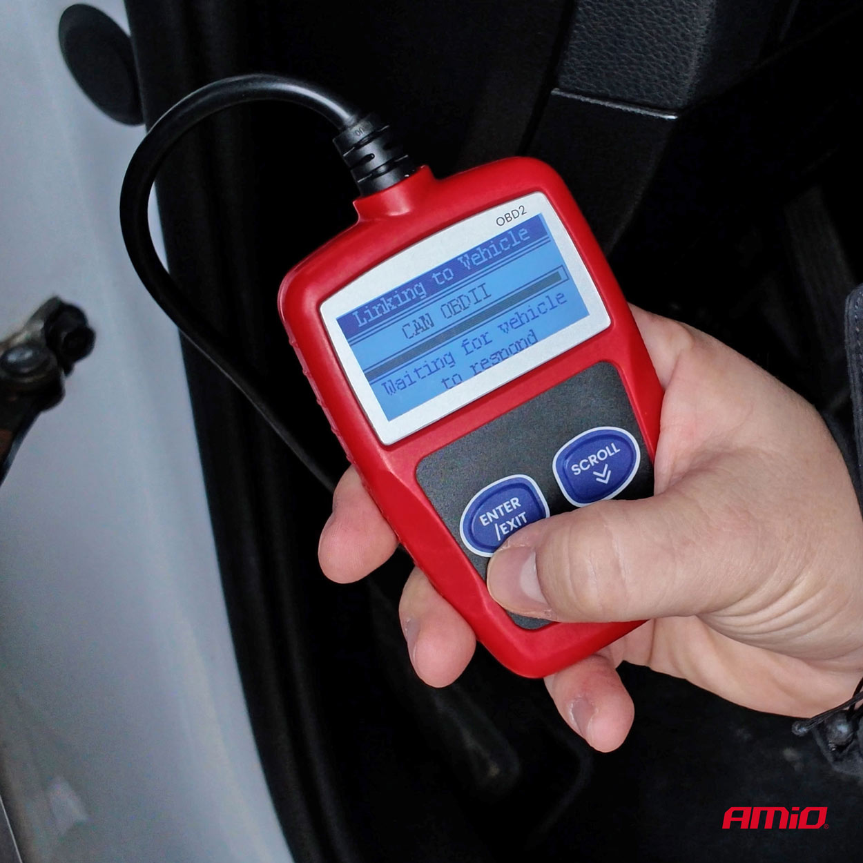 Skaner tester interfejs diagnostyczny AMiO OBD2 — ujęcie 2