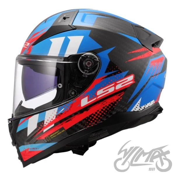 Kask LS2 FF811 Vector II C Tantic Red Blue — rozmiar L — ujęcie 2