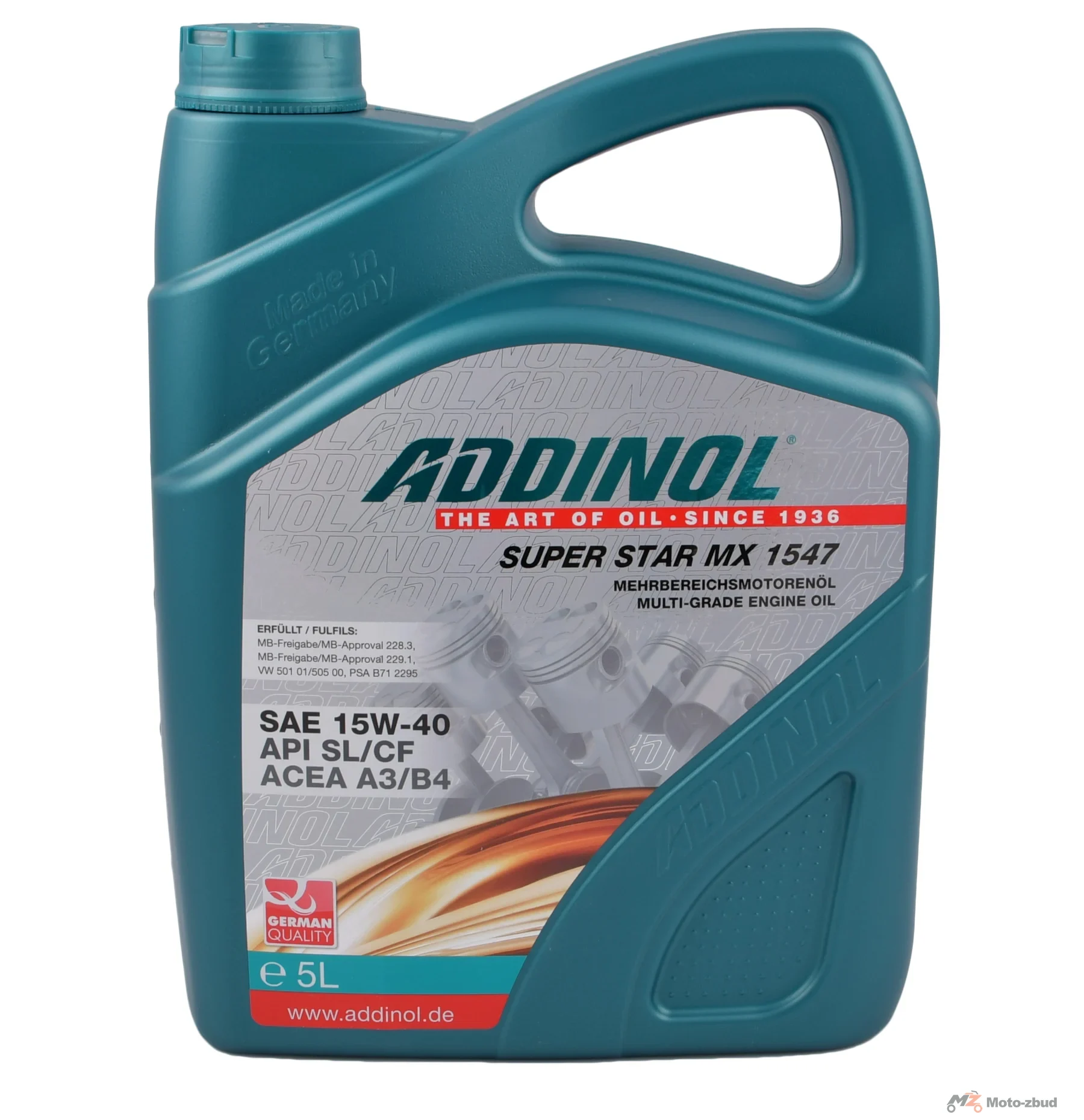 Olej silnikowy Addinol 15W40 super Star MX 1547 5 l