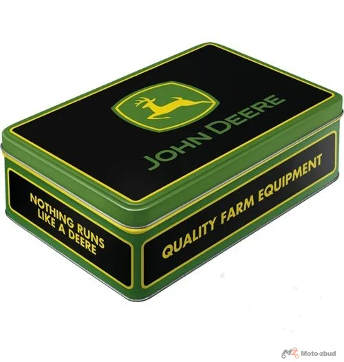 Puszka płaska john deere farm equipment logo 30774