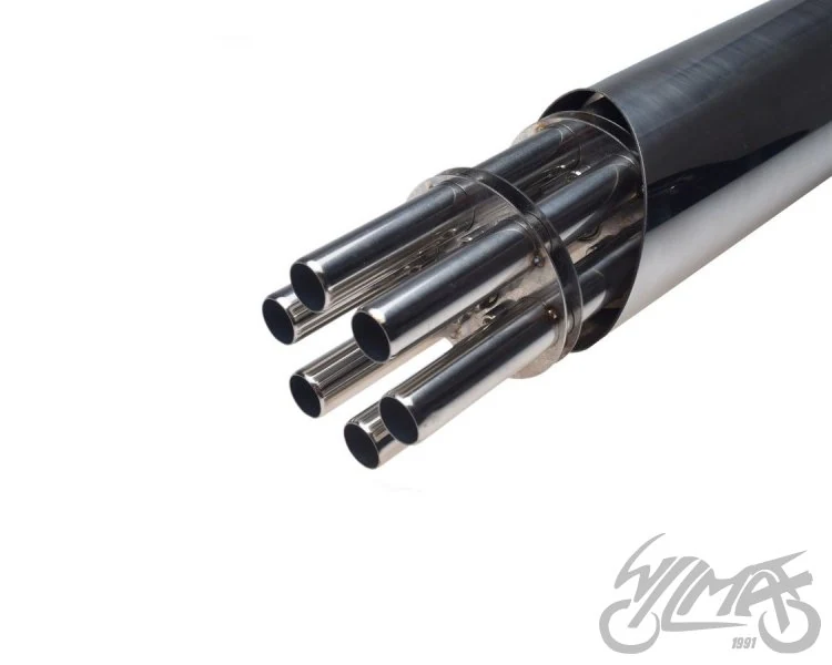 Tłumik uniwersalny minigun chrom — ujęcie 3
