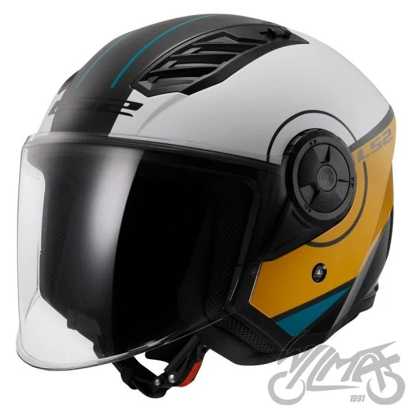 Kask LS2 OF616 Airflow II cover wh. BROWN-06 — rozmiar S — ujęcie 1